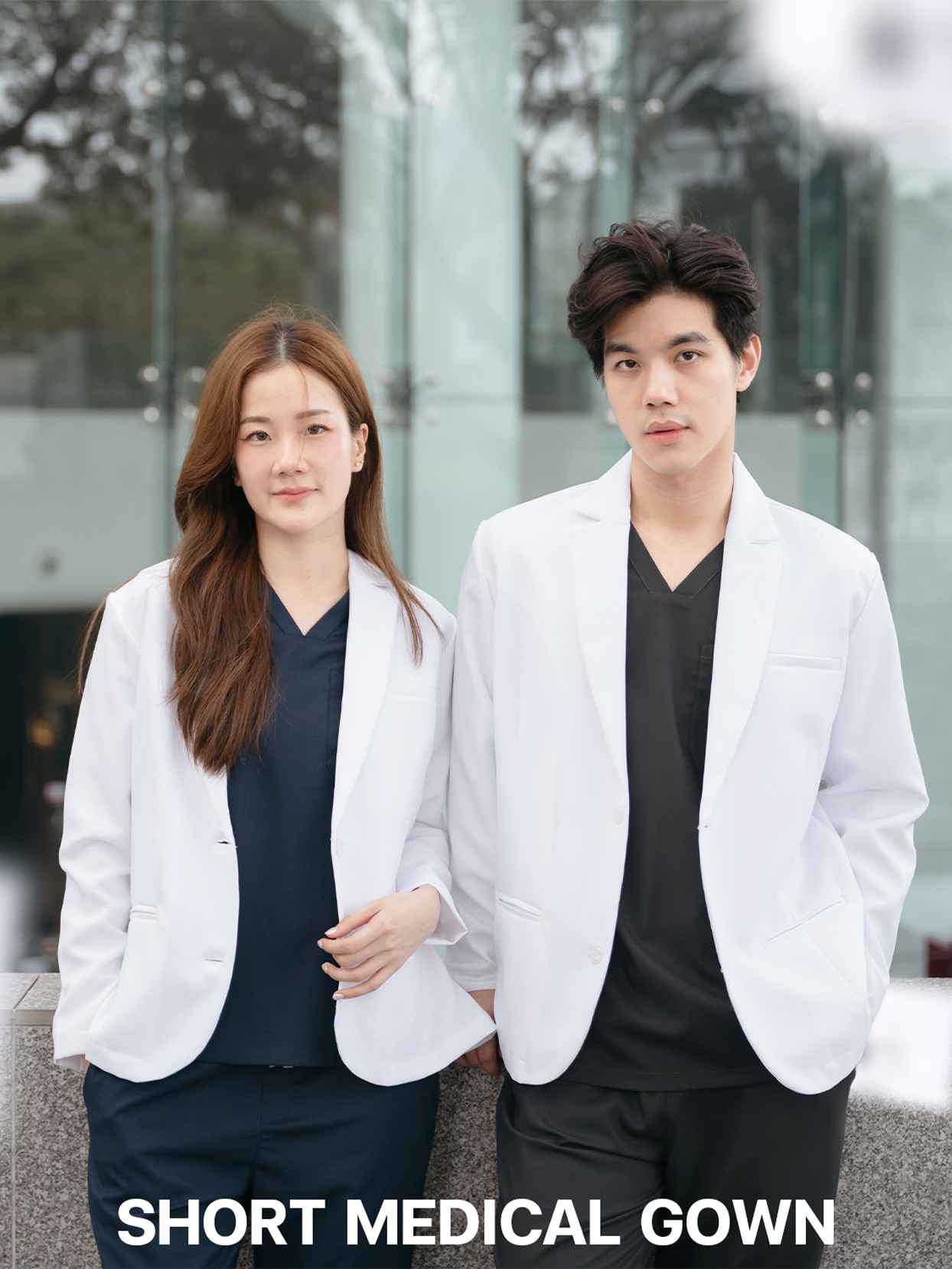 Short Medical Gown