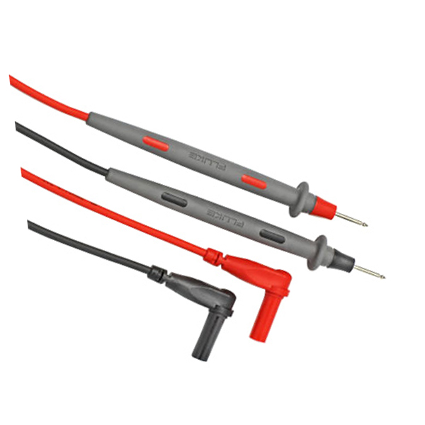 FLUKE TL71 Premium Test Lead Set with Protective Caps Silicone Insulated, Right Angle Test Leads CAT III 1000V and CAT IV 600V