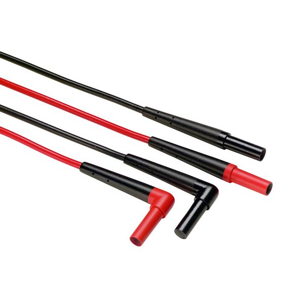 FLUKE TL224 Suregrip Silicone Insulated Test Leads, 1.5m Silicone-Insulated Wire Resist Heat and Cold Superior Staring Relief, CAT III 1000V