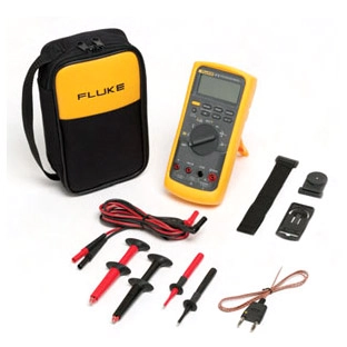 FLUKE 87-5/E2-KIT Fluke 87-5/E2  DMM Kit, Includes ToolPak Hanger, Test Lead, Soft Case, Temperature Probe