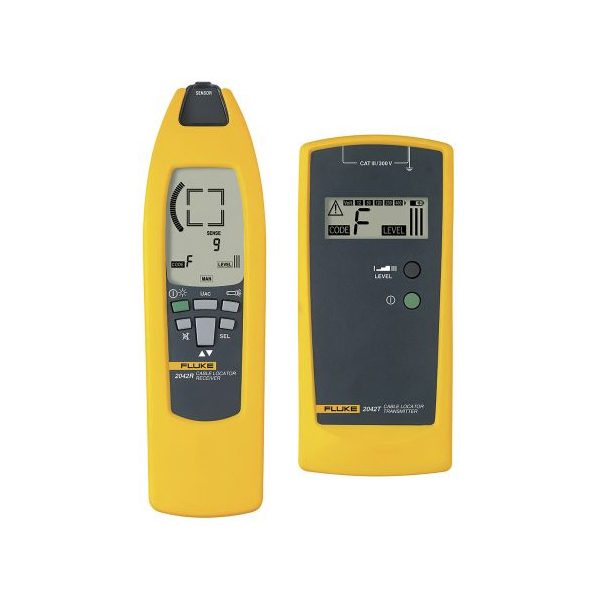 FLUKE 2042 Cable LocatorMeter, Transmitter + Receiver Included TL27 ,TP74 ,AC285 ,Soft Carrying Case Hard Case