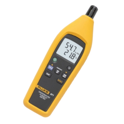 FLUKE 971 Temperature Humidity Meter, Temperature Range -20°C to 60°C, Relative Humidity Range 5% to 95% RH, (Free Softcase Fluke C35)