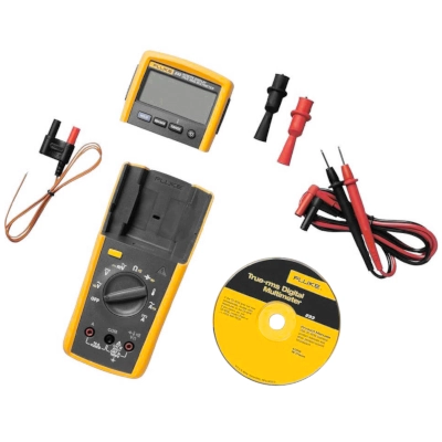 FLUKE 233 True-RMS Remote Display Digital Multimeter, Removable Magnetic Display, Built-In Thermometer, AC/DC Voltage 1000V, AC/DC Current 1