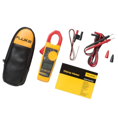 FLUKE 324 True RMS Clamp Meters, AC Current 400A, AC/DC Voltage 600V, Temperature/Capacitance Measurement Max Wire Diameter 30mm
