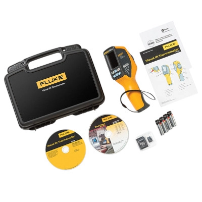 FLUKE VT02 Visual IR Thermometer with PyroBlend Optic Digital Camera, Field of view: 20 x 20 Battery Type: AA batteries  DC13