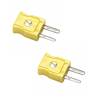 FLUKE 80CK-M Type K Male Mini-Connectors, Suitable for up to 20 Gauge Thermocouple Wire. (2 Pcs. per Pack)