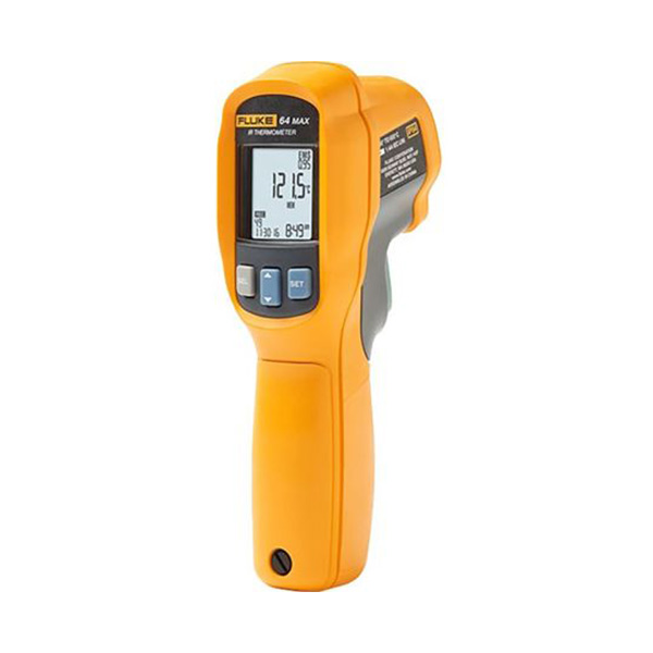 FLUKE 64-MAX IR Thermometer,Temperature Range -30°C to 600°C Temperature Accuracy ±1°C 20:1 Distance to Spot Ratio