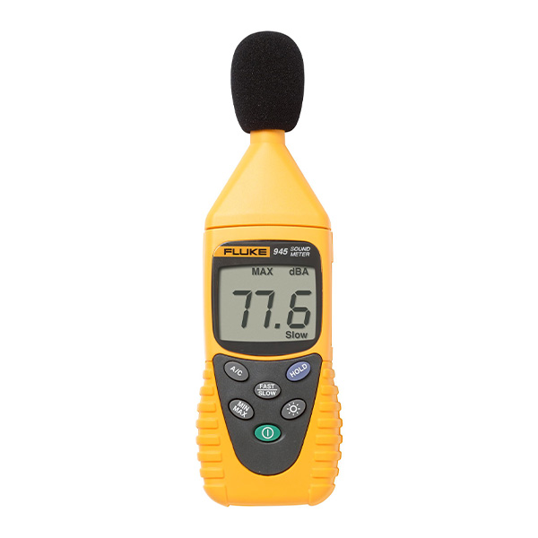 FLUKE 945-ESP Fluke 945 Sound Meter, The A Weighting Range 30 to 130dB and The C Weighting Range 35 to 130dB, Frequency Range 31.5 Hz to 8 k