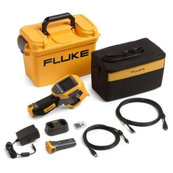 FLUKE TI401-PRO9HZ Infrared Cameras,Auto Focus and Smart Lenses, Resolution 640x480 (307,200 pixels),Field of View 34 H x 24 V,Spatial Resol