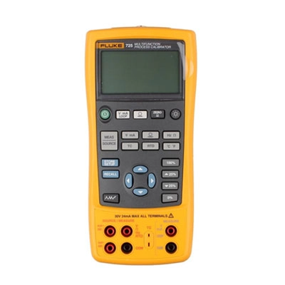 FLUKE 725/APAC/EMEA Multifunction Process Calibrator, Measured/Source mA, Voltage, Thermocouples, Frequency and Resistance.