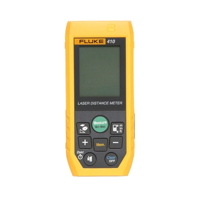 FLUKE 410/CNAP Laser Distance Meter, Range 0.2m to 100m, Area/ Volume/Pythagoras/Time-Delay Measurements, Data Storage 100 Sets,with Chargin