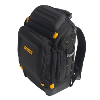 FLUKE PACK-30 Professional Tool Backpack with 30 Heavy-Duty Pockets, Rugged Waterproof Molded Bottom, Lightweight, Ergonomically Designed