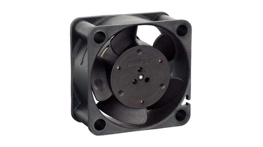 ebm-papst 400 Series Axial Fan, 5 V dc, DC Operation, 10m³/h, 900mW, 180mA Max, 40 x 40 x 20mm – Model: 405