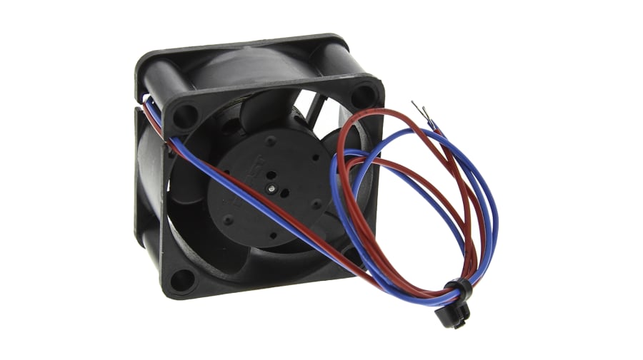ebm-papst 400 Series Axial Fan, 5 V dc, DC Operation, 10m³/h, 900mW, 180mA Max, 40 x 40 x 20mm – Model: 405