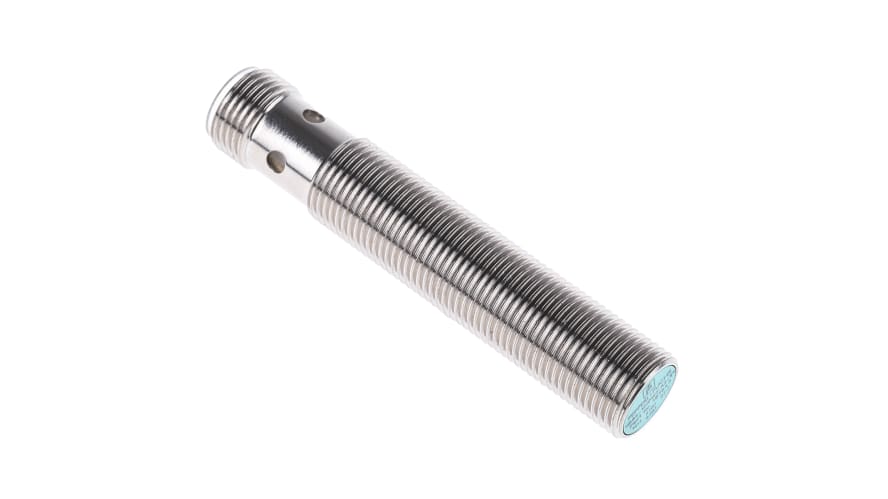 NBB4-12GM50-A2-V1, Pepperl + Fuchs Inductive Barrel-Style Proximity Sensor, M12 x 1, 4 mm Detection, PNP Output, 5 → 36 V dc, IP68 – Model: 