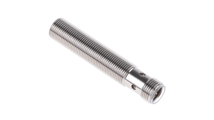 NBB4-12GM50-A2-V1, Pepperl + Fuchs Inductive Barrel-Style Proximity Sensor, M12 x 1, 4 mm Detection, PNP Output, 5 → 36 V dc, IP68 – Model: 