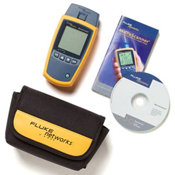 FLUKE MS2-100 MicroScanner2 Cable Verifier Video,Data and Voice Wiring Tester