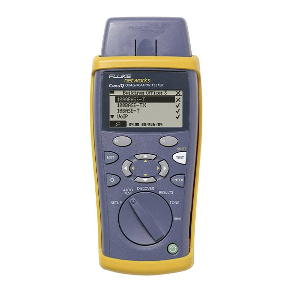 FLUKE CIQ-100 CableIQ Qualification Tester with Remote Adapter Supported Cable: UTP,RG6,RG59