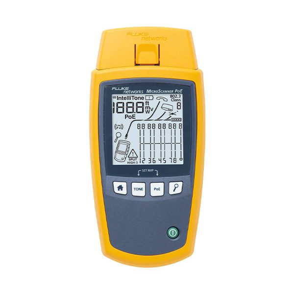 FLUKE MS-POE MicroScanner Cable Verifier for Troubleshoot POE Based Systems