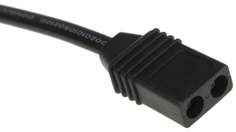Fan Lead Power, 610mm, for use with AC Compacts with pin 2.8 / 3.0 x 0.5 mm – Model: LZ120