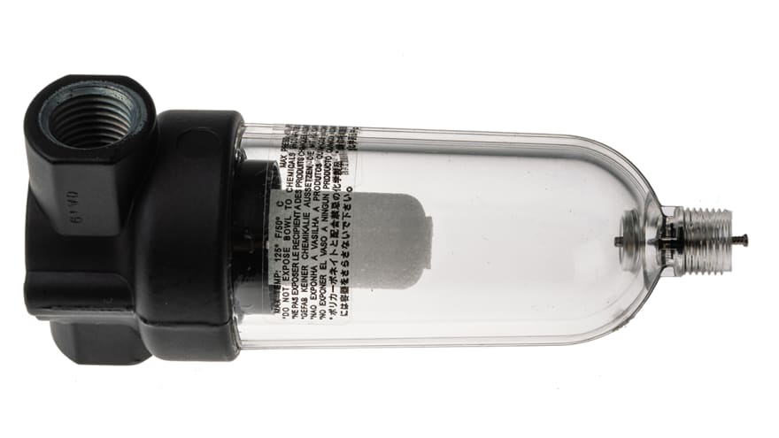 Norgren F07 series 40μm G 1/4 10 bar Pneumatic Filter with Manual drain – Model: F07-200-M3TG