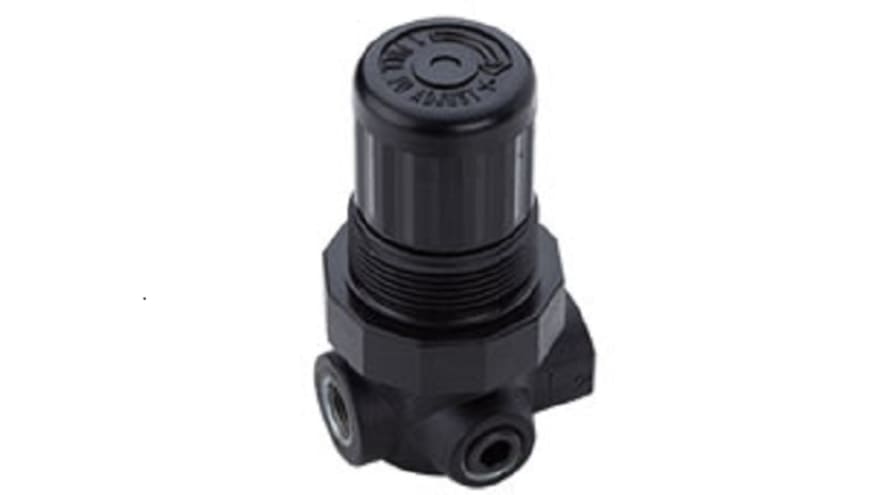 Norgren G 1/8 Pneumatic Regulator - 0.3bar to 7bar, 1/8in, 20bar max. input – Model: R07-100-RNKG