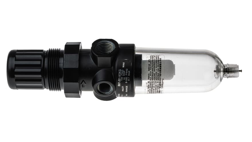 Norgren B07 Filter Regulator, 40μm, G 1/4, Manual – Model: B07-201-M3KG