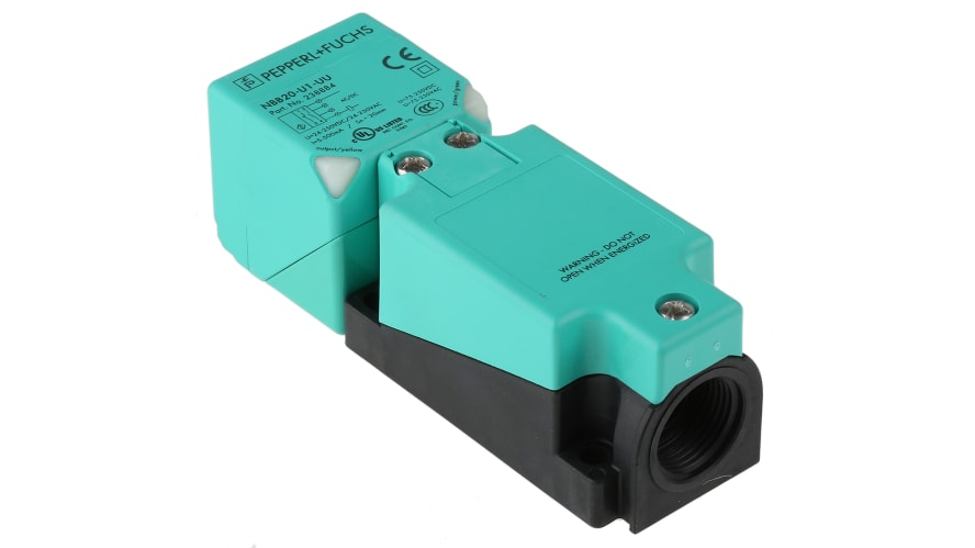 NBB20-U1-UU, Pepperl + Fuchs Inductive Block-Style Proximity Sensor, 20 mm Detection, 20 → 253 V ac, 20 → 300 V dc, – Model: NBB20-U1-UU