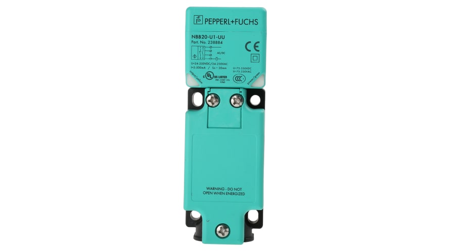 NBB20-U1-UU, Pepperl + Fuchs Inductive Block-Style Proximity Sensor, 20 mm Detection, 20 → 253 V ac, 20 → 300 V dc, – Model: NBB20-U1-UU