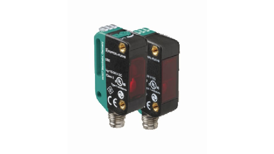 OBE20M-R100-S2EP-IO-V31-L, Pepperl + Fuchs Through Beam Photoelectric Sensor, Block Sensor, 0 → 20 m Detection Range IO-LINK – Model: OBE20M