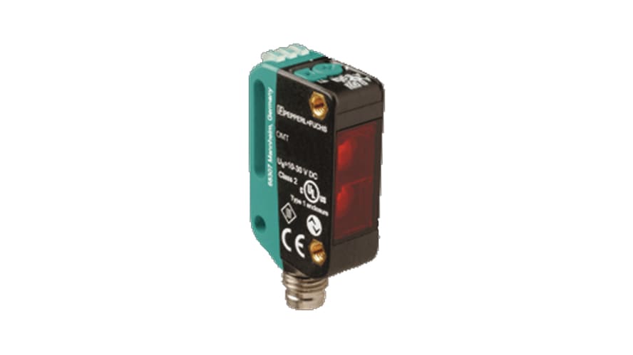 OMT100-R100-2EP-IO-V31-L, Pepperl + Fuchs Background Suppression Distance Sensor, Block Sensor, 40 mm → 100 mm Detection Range IO-LINK – Mod