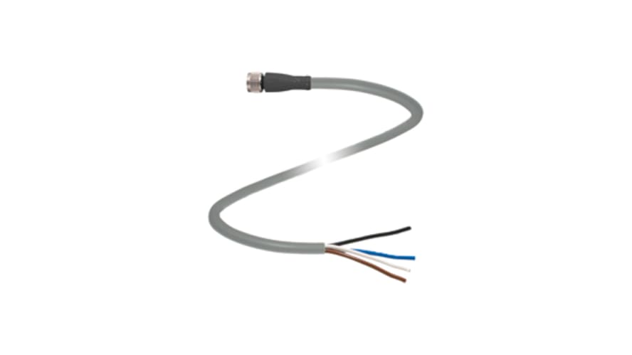 V31-GM-2M-PUR, Pepperl + Fuchs Straight Female 4 way M8 to Unterminated Sensor Actuator Cable, 2m – Model: V31-GM-2M-PUR
