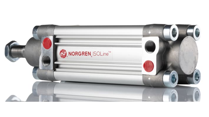 IMI Norgren Pneumatic Piston Rod Cylinder - 50mm Bore, 80mm Stroke, PRA/802000/M Series, Double Acting – Model: PRA/802050/M/80