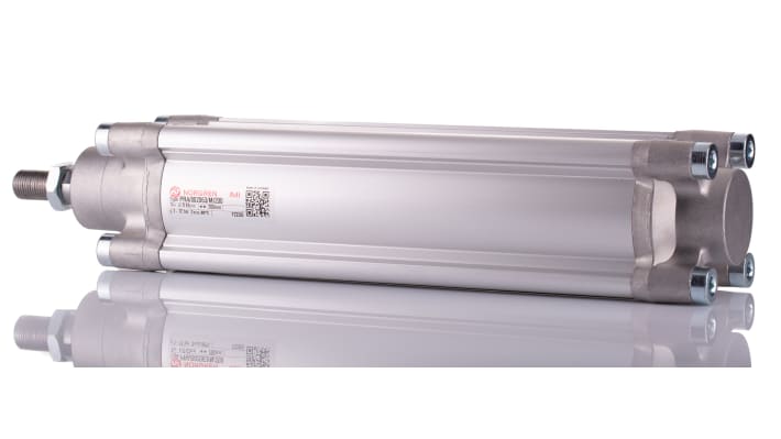 IMI Norgren Pneumatic Piston Rod Cylinder - PRA/802063/M/200, 63mm Bore, 200mm Stroke, PRA/802000/M Series, Double – Model: PRA/802063/M/200