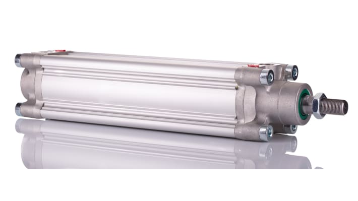 IMI Norgren Pneumatic Piston Rod Cylinder - PRA/802063/M/200, 63mm Bore, 200mm Stroke, PRA/802000/M Series, Double – Model: PRA/802063/M/200