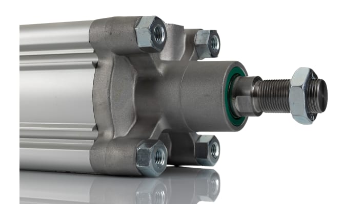 IMI Norgren Pneumatic Piston Rod Cylinder - 80mm Bore, 100mm Stroke, PRA/802000/M Series, Double Acting – Model: PRA/802080/M/100