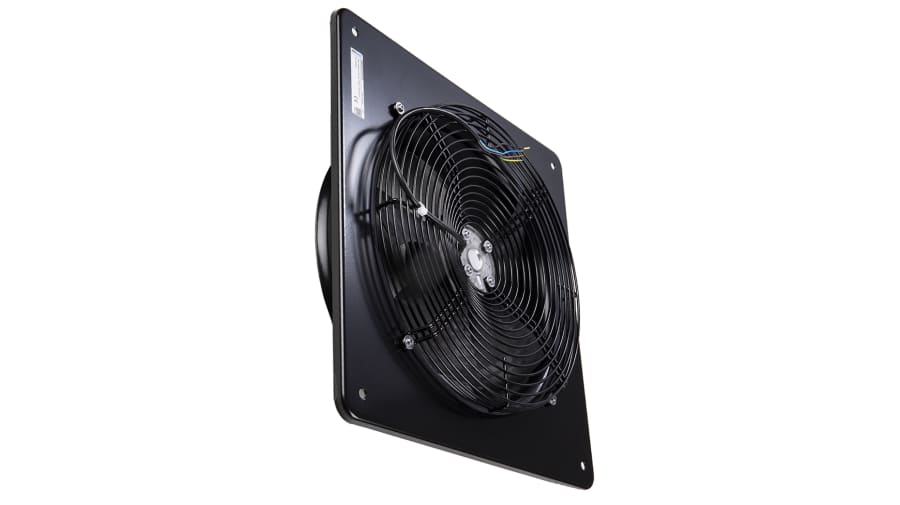 ebm-papst S Series Axial Fan, 230 V ac, AC Operation, 2072.8m³/h, 90W, 600mA Max, IP44, 430 x 430 x 113mm – Model: W4E300-DS72-02