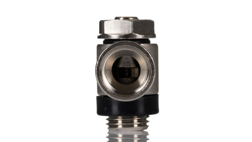 Norgren PNEUFIT 10 Series Straight Threaded Adaptor, G 3/8 Male to G 3/8 Female, Threaded Connection Style