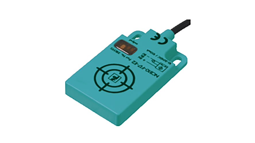 NBB10-F17-E2, Pepperl + Fuchs Inductive Block-Style Proximity Sensor, 10 mm Detection, PNP Output, 10 → 30 V dc, IP67 – Model: NBB10-F17-E2