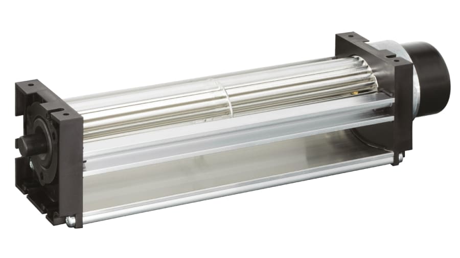 ebm-papst QG 030 Series Tangential Centrifugal Fan, 12 V dc, 75m³/h, DC Operation, 47.5 x 201 x 50mm – Model: QG030-148/12