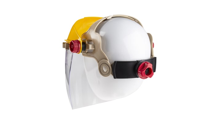 JSP Clear Flip Up PC Face Shield with Brow Guard – Model: 5SHA20C-51
