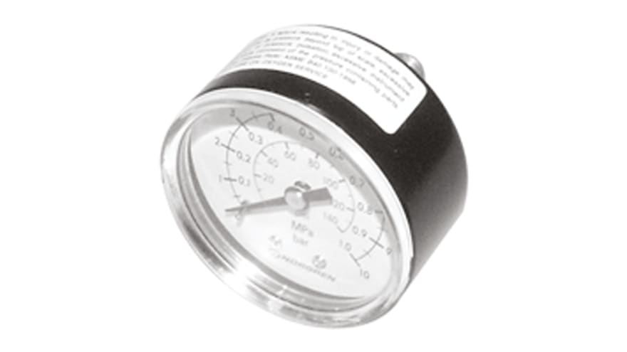 IMI Norgren R 1/8 Analogue Pressure Gauge 4bar Back Entry, 18-013-011, 0bar min.