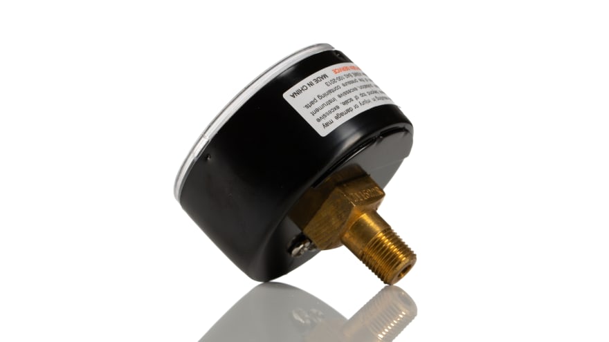 IMI Norgren Analogue Pressure Gauge 6bar Back Entry, 18-013-012, 0bar min.