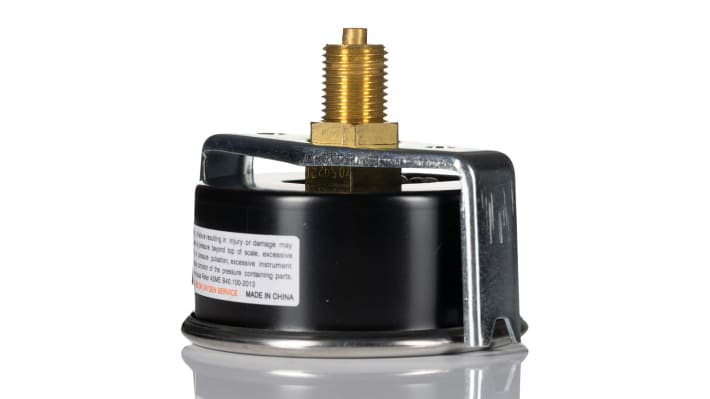 IMI Norgren G 1/4 Analogue Analogue Positive Pressure Gauge 10bar Back Entry, 18-015-852, 0bar min.