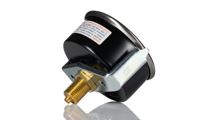 IMI Norgren G 1/4 Analogue Analogue Positive Pressure Gauge 10bar Back Entry, 18-015-852, 0bar min.