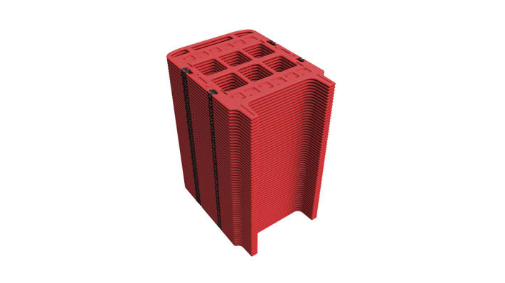 JSP Red Folding Barrier – Model: KBT023-000-600