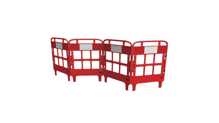 JSP Red Folding Barrier – Model: KBU023-000-600