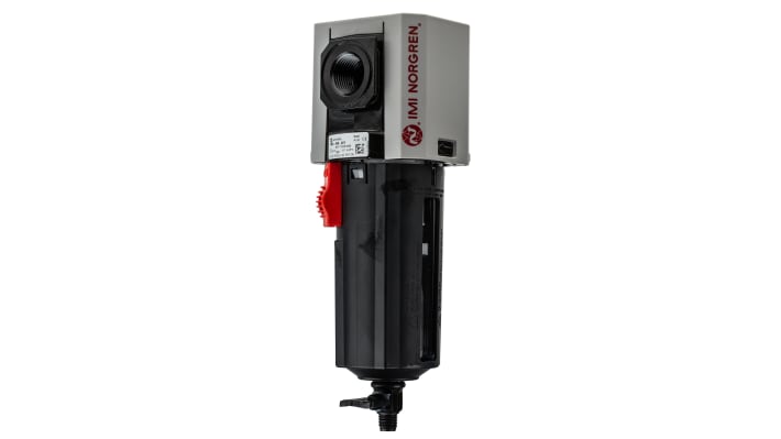 IMI Norgren Excelon Plus series 40μm G 1/2 0.3bar to 10 bar Pneumatic Filter 4680L/min max with Manual drain – Model: F84G-4GN-QP3