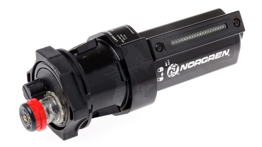 Norgren G 1/2 Pneumatic Air Lubricator 17 bar, L64M Series – Model: L64M-NNP-EDN