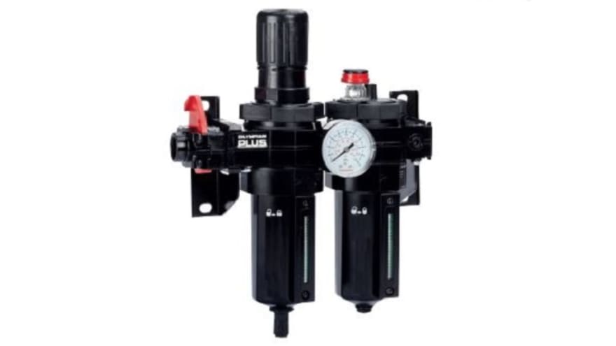 Norgren G 1/2 FRL, Automatic Drain, 40μm Filtration Size - With Pressure Gauge – Model: BL64-401